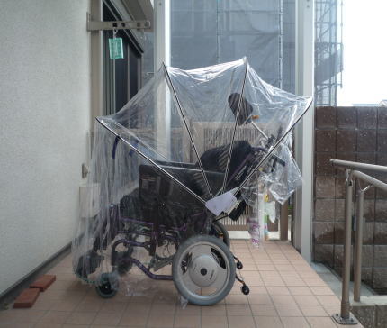 電動車椅子用日傘